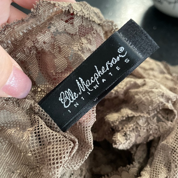 Lace Bralette and Shorts Set - Brown - Picture 11 of 11